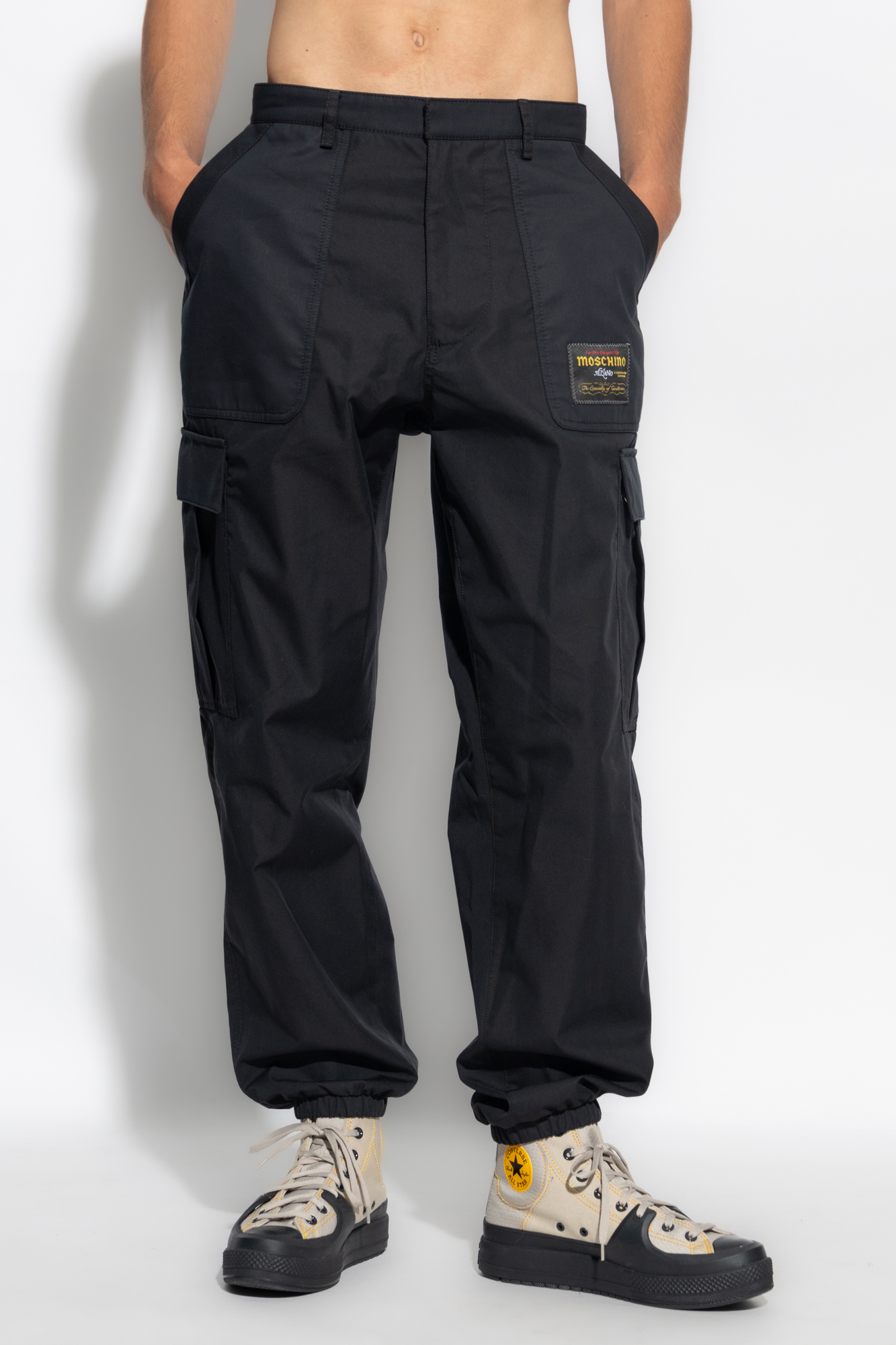 Moschino mens discount trousers